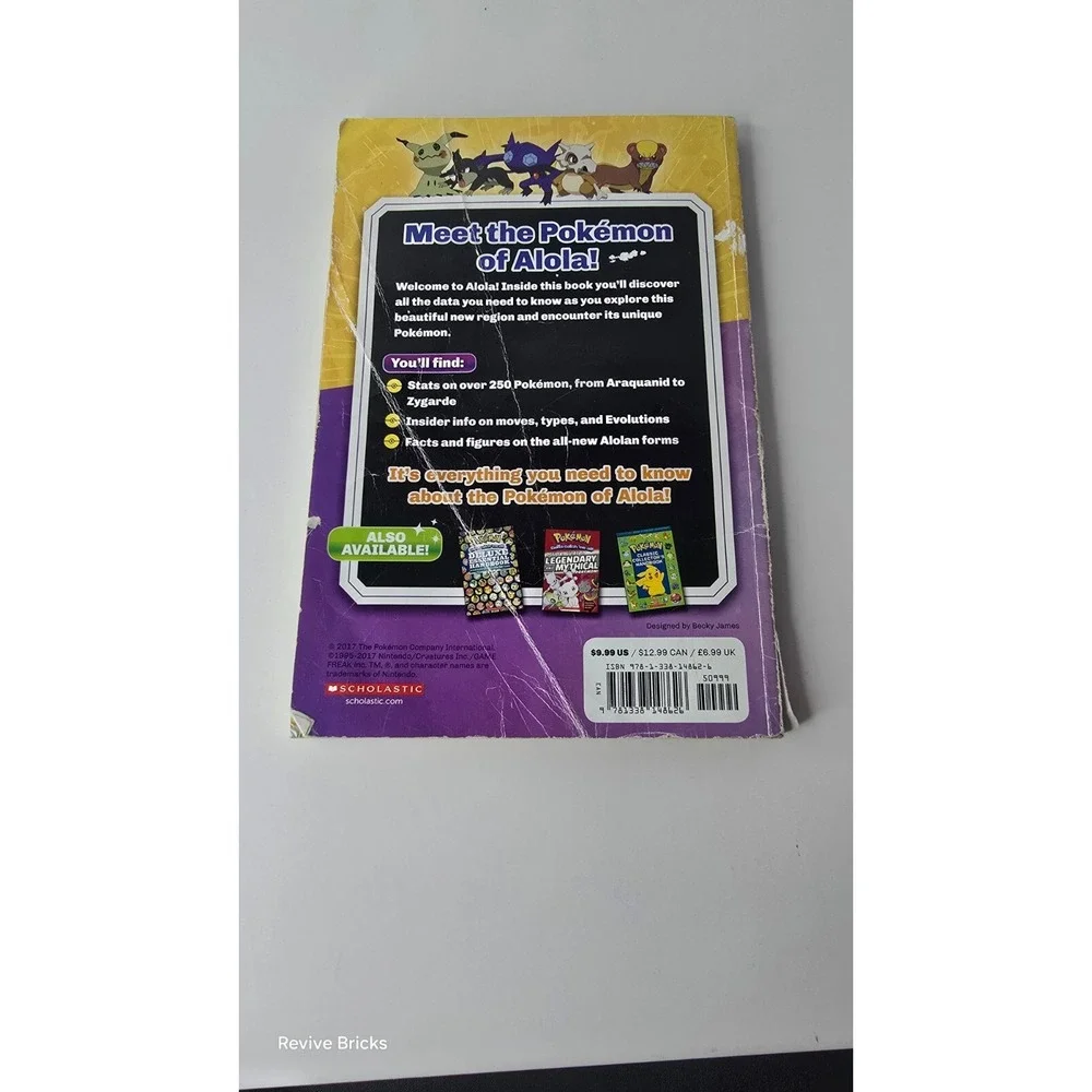 Alola Region Handbook (Pokémon) by Scholastic (2017, Trade Paperback)‎